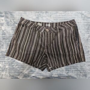 a.n.a Women's Black Striped Shorts!